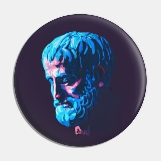 Aristotle Pin by PHILOSOPHY SWAGS