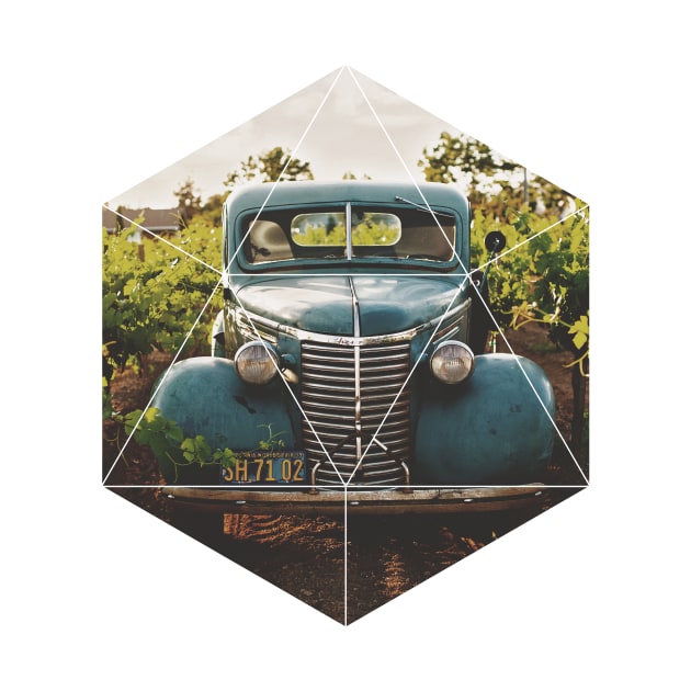 Vintage Car Geometric Photography by deificusArt