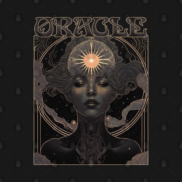 Oracle - Ancient Priestess of Prophecy Art Nouveau by AltrusianGrace