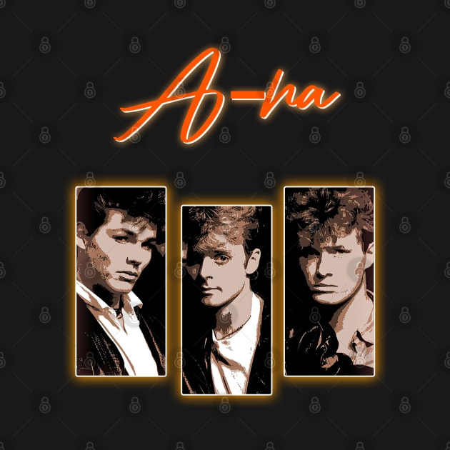 Stay on These Roads with a-ha Fan Gear by Mushroom Time