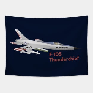 F-105 Thunderchief Military Airplane Tapestry