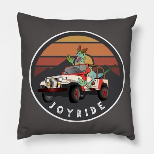 Prehistoric Fun Ride Pillow