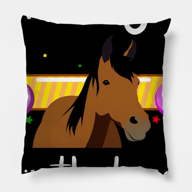 It's My Birthday Horse Pillow by DANPUBLIC