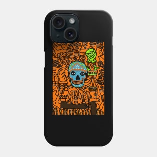 Dive into Mexican Flair - A MaleMask NFT with MexicanEye Color and DarkItem Phone Case