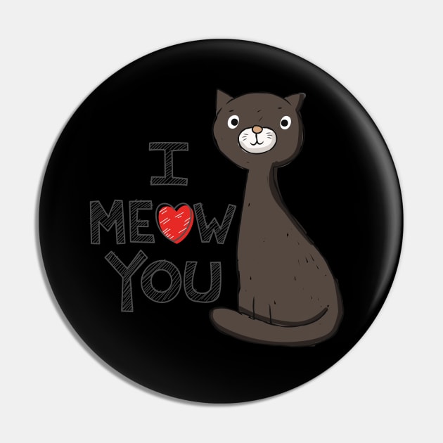 I Meow You Pin by TambuStore