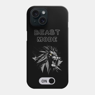 Lion in BEAST MODE Phone Case