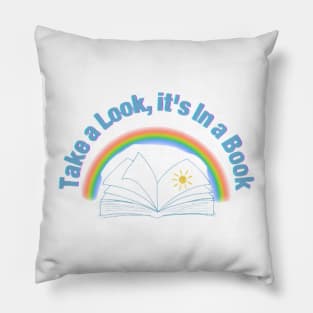 Take a Look, it's In a Book Pillow