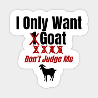 Goat farmer gifts for goat lovers Magnet