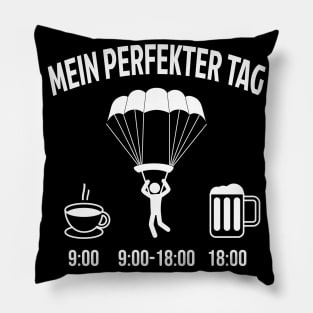 Perfekter Tag Fallschirmspringen Pillow