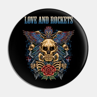 LOVE AND ROCKETS BAND Pin