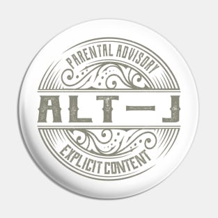 Alt-J Vintage Ornament Pin