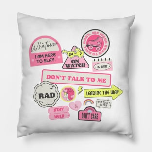 Fun stickers Pillow