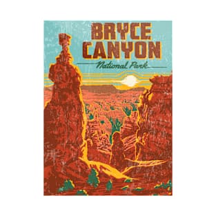 Bryce Canyon National Park Us Vintage Hiking Camping Lover T-Shirt