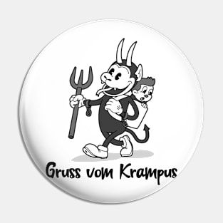 Greetings from Krampus Pin