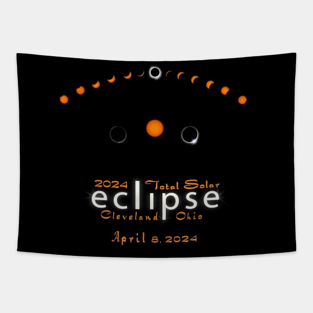 Total Solar Eclipse 2024 Tapestry by dalekincaid