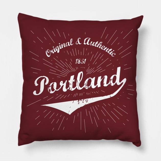 Original Portland, Oregon City Shirt Pillow by Teevolution