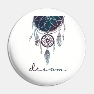 Dream Catcher Galaxy Pin