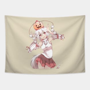 Momiji has a pumpkin Tapestry