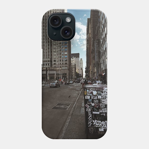 Tribeca Sticker Art Manhattan NYC Phone Case by eleonoraingrid