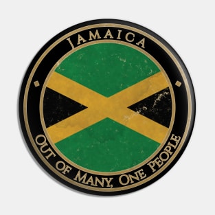 Vintage Jamaica USA North America United States Flag Pin