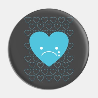 Sad Valentine Pin