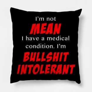 I'm not mean. Pillow