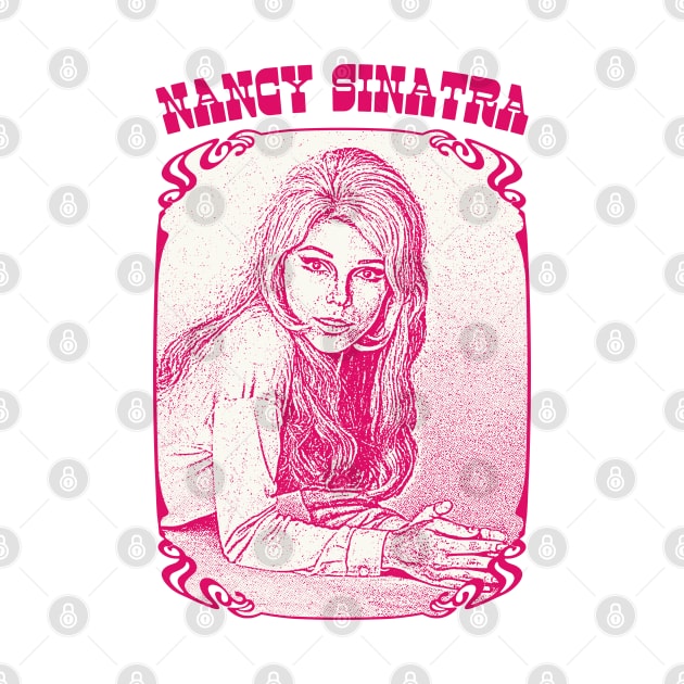 Nancy Sinatra // Retro Style Fan Design by DankFutura