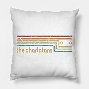 The Charlatans Cassette Stripes Pillow