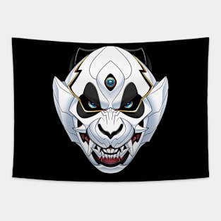 Panda mask Tapestry