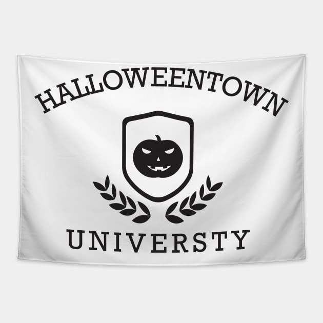 Halloween town University Tapestry by Fusion Designs