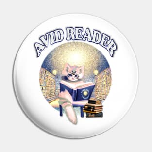 Avid Reader Pin