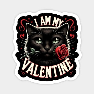 Valentines cat Magnet