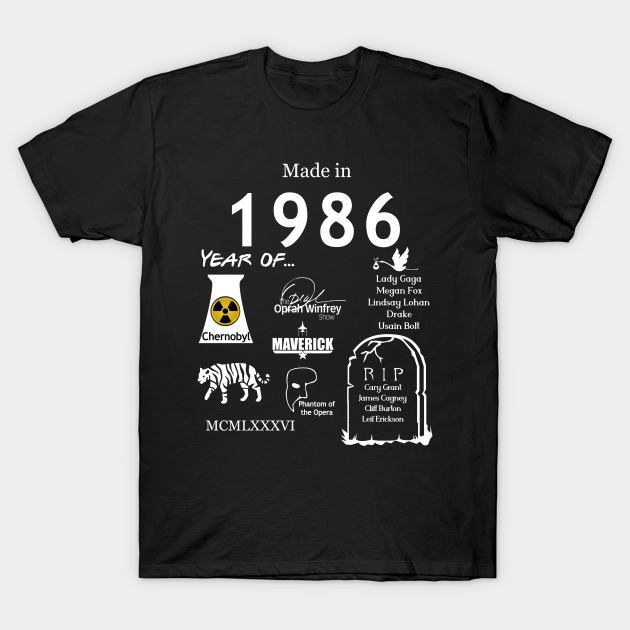 Discover Made in 1986 - Made In 1986 - T-Shirt