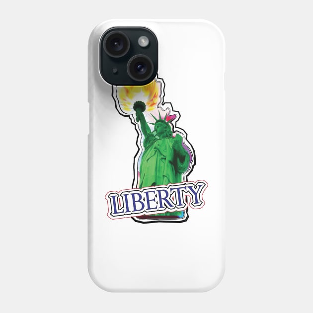 Stars & Stripes Collection: Liberty! Phone Case by toddYoungONLINE