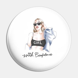 Fashion girl Pin