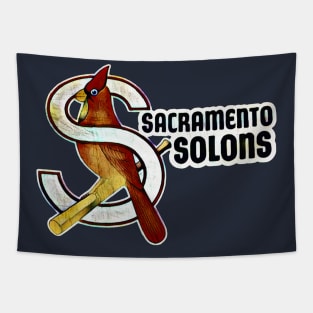 Sacramento Solons Baseball Tapestry