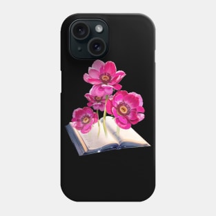 Book Of Flower, Flower Book, Flower And Book Phone Case