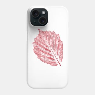 Hazelnut Leaf Imprint Phone Case