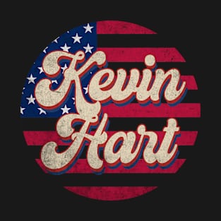 Vintage Kevin Proud Name Personalized American Flag T-Shirt