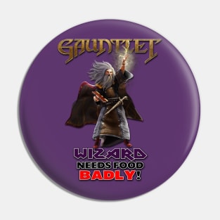 Gauntlet Wizard - New Pin