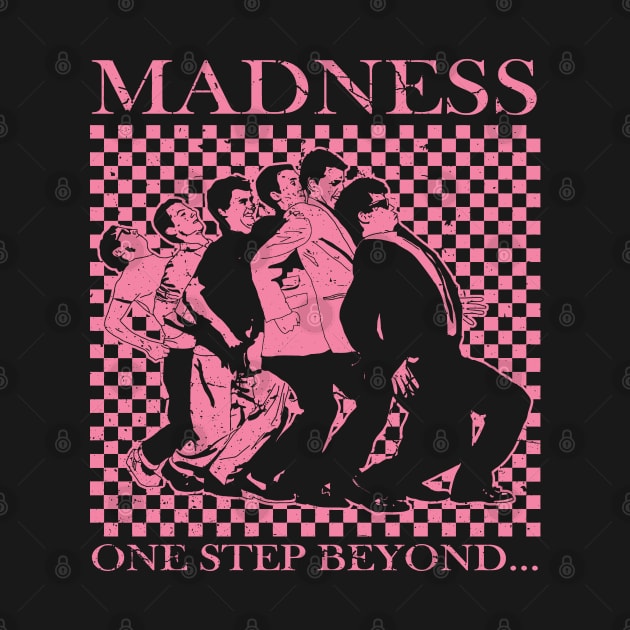 Madness - Retro Checkerboard Pink by Skate Merch