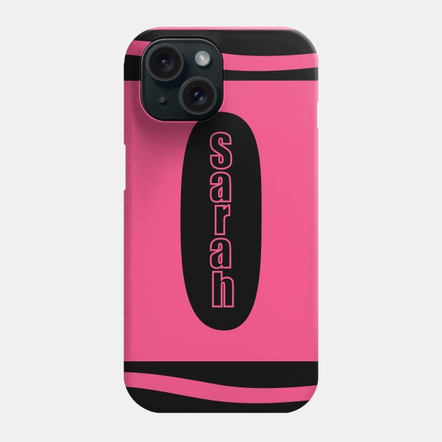 Sarah Crayon Phone Case by ACGraphics