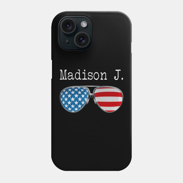 AMERICA PILOT GLASSES MADISON Phone Case by SAMELVES