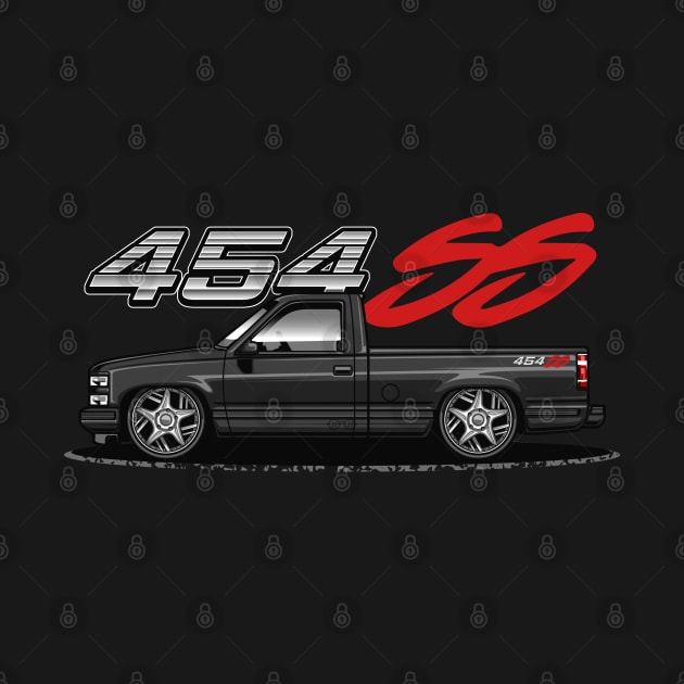 Chevy 454 SS Pickup Truck (Black Beauty) by Jiooji Project