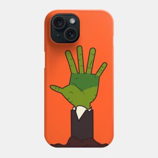 the zombie hand Phone Case