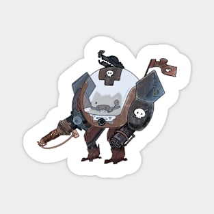 The Mecha Kitty Magnet