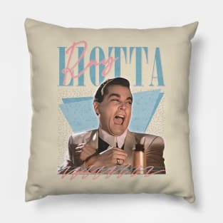 Ray Liotta / Retro 90s Style Fan Art Design Pillow