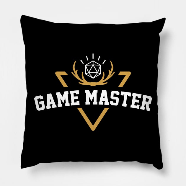 Game Master Tabletop RPG Gaming Pillow by dungeonarmory