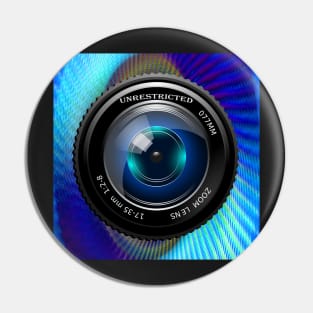 Photographer Free Unrestricted Art, Camera Lens Graphic Design Cool Home Decor & Gifts Pin