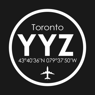 YYZ, Toronto Pearson International Airport T-Shirt